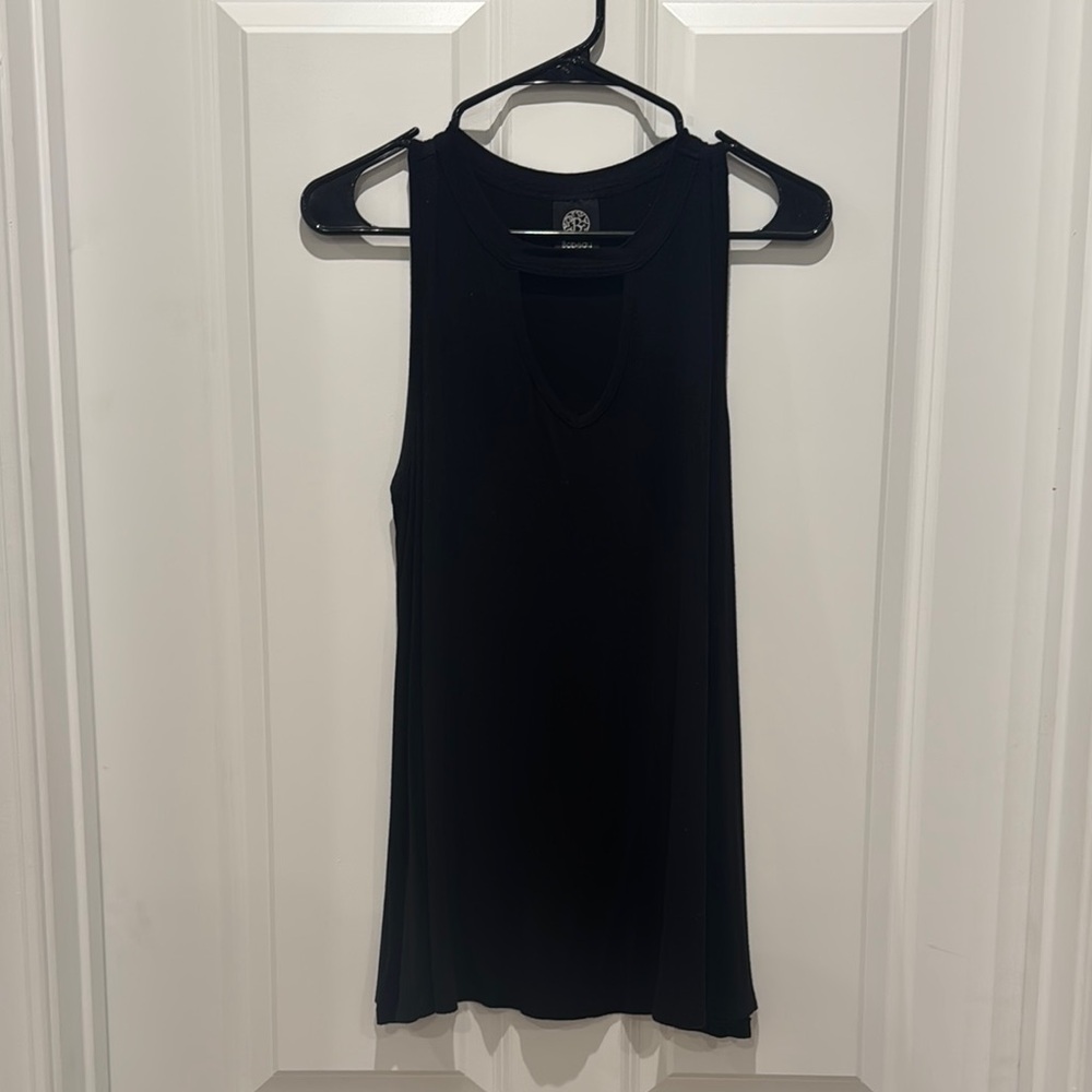 Bobeau Black Sleeveless Tank Top